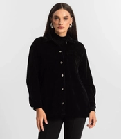 Casaco Feminino Veludo Cotelê Endless Preto