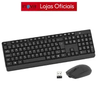Inova Teclado e Mouse Sem Fio ABNT2