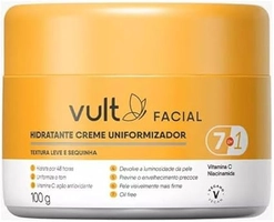 [+ POR - R$ 14,30] Hidratante VULT Creme Uniformizador 7 em 1 com VITAMINA C e NIAMICINA 100g