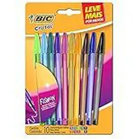 [5unid | +POR- | R$ 8,16/cada] Canetas Bic Cristal Fashion 10 Cores 1.2mm