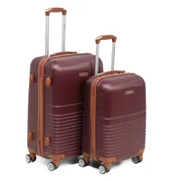 Conjunto de Malas de Viagem Yins Brasil ABS 2 Unidades - Vermelho R$456