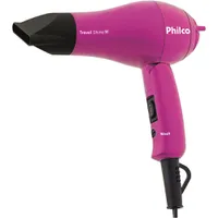[Visa Checkout] Secador de Cabelos Philco Travel Shine 1000 W – Rosa - R$30