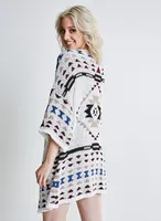 Kimono com Estampa Étnica R$80
