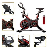 Bicicleta Ergométrica Spinning 150Kg + Squeeze