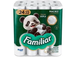 Papel Higiênico Bracell 24 Rolos Folha Dupla