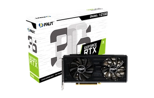 Placa de Vídeo Palit NVIDIA GeForce RTX 3060 Dual, LHR, 12GB, GDDR6, 192bit, DLSS, Ray Tracing