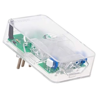 iClamper Energia 3 - Protetor contras surtos elétricos com 3 tomadas - DPS - Transparente