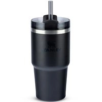 Stanley - Copo Quencher H2.0 FlowState 591ml - Copo de aço inoxidável com tampa, isolamento a vácuo, Black 2.0