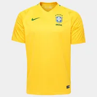 Camisa Seleção Brasil I 2016 S/Nº Torcedor Nike Masculina + 1 Personalização - R$162