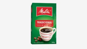 (4 Unidades) Café à Vácuo Torrado e Moído Tradicional MELITTA Caixa 500g
