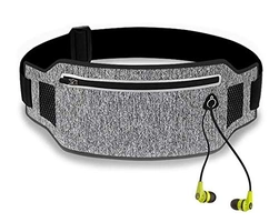 Pochete Esportiva Corrida Celular Fitness Slim Impermeavel Cor:Preto