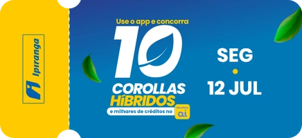 Use o app Abastece Aí e concorra a 10 Corollas Híbridos