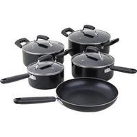[AME SC 91%] Jogo de Panelas 5 Peças Roma Preto - Classic Home
