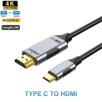 [Moedas R$ 16] Cabo Type C & HDMI 4K 60hz Compatível Com Macbook &  Thunderbolt 3 