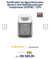 PURIFICADOR POR COMPRESSOR ELETROLUX (A VISTA)