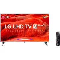 Smart TV 50" LG ThinQ AI 4K 50UM7510 | R$1.785
