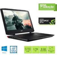 [Cartão Submarino] Notebook Gamer Acer VX5-591G-54PG Intel Core i5 8GB (GeForce GTX 1050 com 4GB) 1TB Tela LED 15,6" Windows 10 - Preto - R$2969