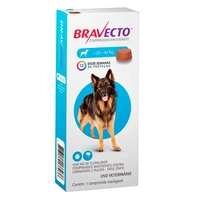 Anti Pulgas e Carrapatos Bravecto para Cães de 20 a 40 kg - 1000 mg