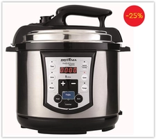 Panela de Pressão Elétrica Britânia Digital 5L - Aço Escovado R$ 168