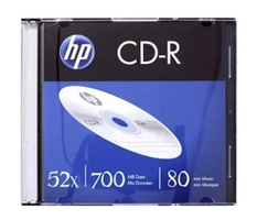CD-R HP 700MB 52x 80min Caixa Slim