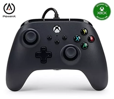 Controle para Xbox PowerA com fio e entrada para fone - Preto 