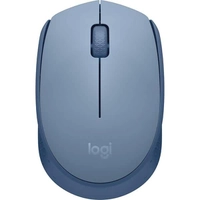 Mouse sem fio Logitech M170 com Design Ambidestro Compacto, Conexão USB e Pilha Inclusa - Azul Claro