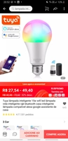 Lâmpada Wi-Fi RGB R$28