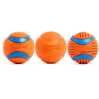 Chuckit! Fetch Ball Medley, médio, bola para cães, pacote com 3, bolas ultra, para pegar e resistentes incluídas