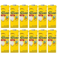 Leite UHT Integral Ninho 1 Litro - 12 Unidades