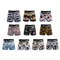 Kit 10 Cuecas Boxer Infantil Microfibra Laycra - Polo Voker