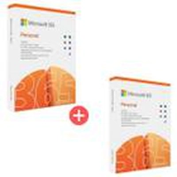 Kit Com 2 Microsoft 365 Personal, 1 Usuário com 1TB na Nuvem - QQ2-01386