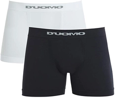 Kit com 2 Cuecas Boxer Microfibra Sem Costura, Duomo, Masculino