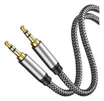 Cabo Auxiliar P2 Aúdio Som Carro Pc Blindado