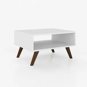 Mesa de Centro Nicho Retangular Retrô RT3020 Movelbento - Branco