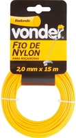 Vonder, Fio De Nylon, 2,0 Mm X 15 M, Redondo.