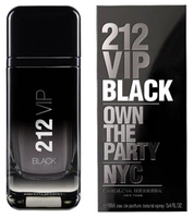 Perfume Masculino - 212 VIP Black Eau de Parfum Carolina Herrera 100ml - R$289