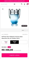 Perfume Paco Rabanne Invictus Aqua Masculino Eau de Toilette 100ml | R$398