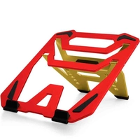 Base Notebook C3Tech NBC-200RGD 14" Alumínio Regulagem Vermelho/Amarelo