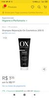 Shampoo Reparação Ox Cosmeticos 200 G | R$1,06