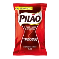 Café Pilão Torrado e Moído Tradicional Almofada 250g