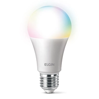 Lampada Smart Color Elgin RGB 10W Wi Fi, 48BLEDWIFI00