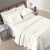 Cobre Leito Casal Toque Macio 3 Peças