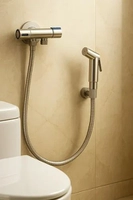 Ducha Higiênica Cromada com Registro e Chuveirinho