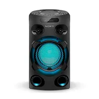 Mini System One Box Torre Sony Muteki MHC-V02D com CD, Conexão USB, Iluminação, Karaoquê e Bluetooth, Preto - R$664
