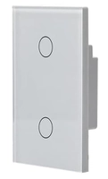 Interruptor Touch Inteligente 2 Botões com RF433 - Alexa, Google e Siri