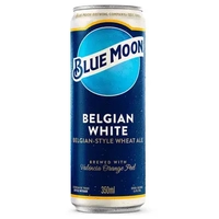 Cerveja Belgian White BLUE MOON Wheat Ale Lata 350ml