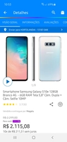 [App Magalu+ Clubeda Lu] Smartphone Samsung Galaxy S10e