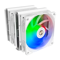 Cooler Para Processador Alseye Thor N600-DT FDB, ARGB, 120mm, Branco, THOR-N600-DTWH