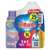 Kit sabao liq p/ diluir brilha 500ML + GRF