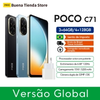 POCO C71 4GB 128GB Tela 6,67" Bateria 5200mAh